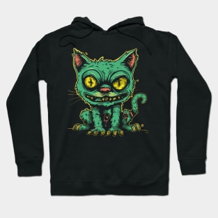 Creepy Cat Zombie Hoodie